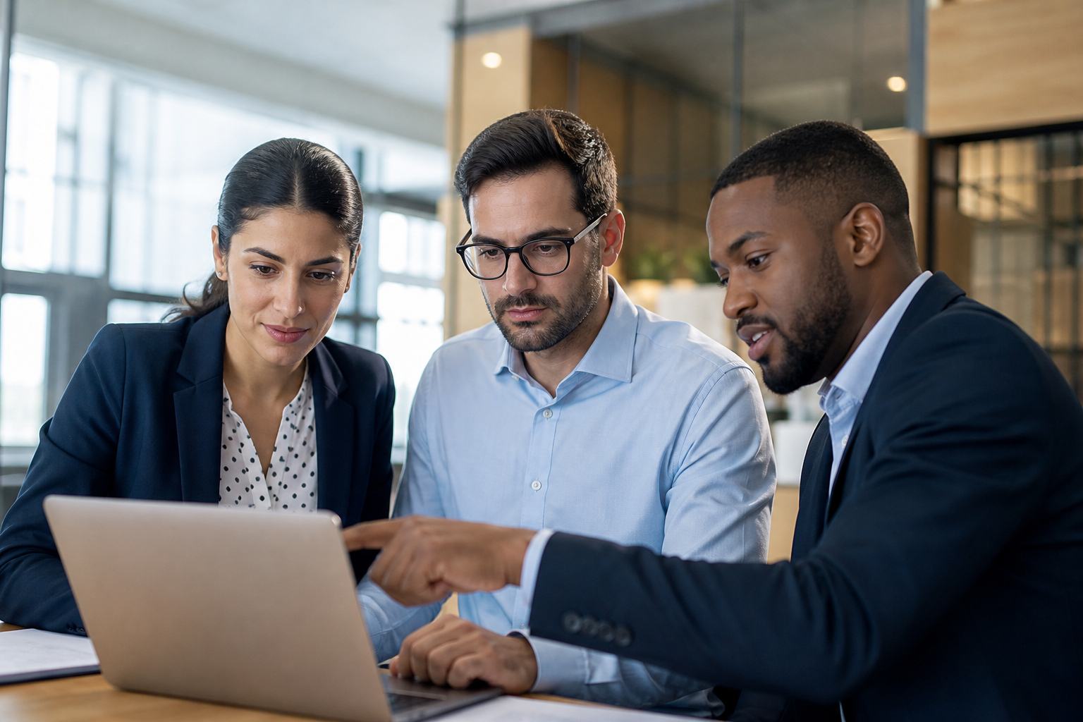 Veridion Capital Bank advisors collaborating with clients
